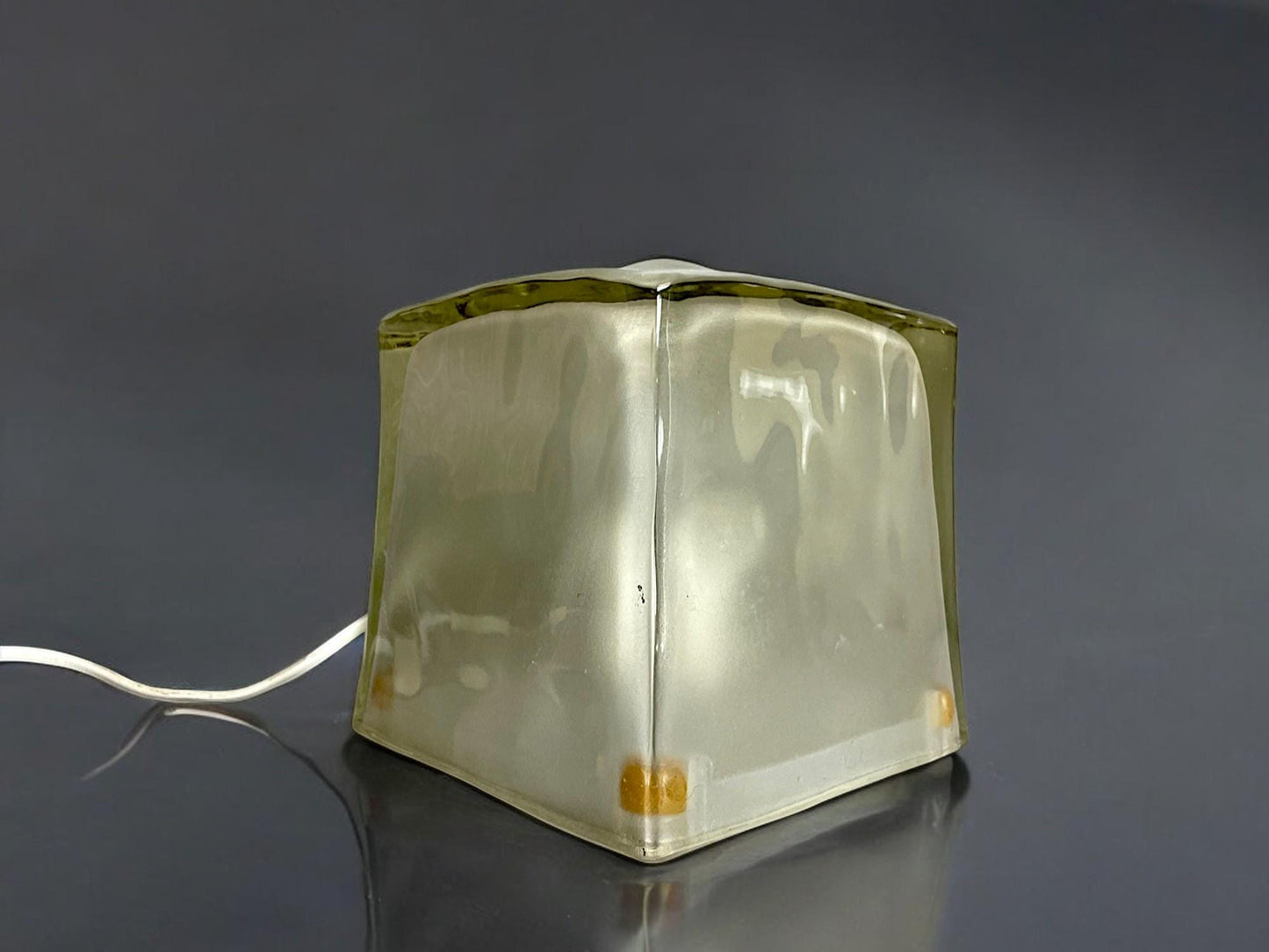 Glass table lamp for table led lights IKEA IVIKEN cube