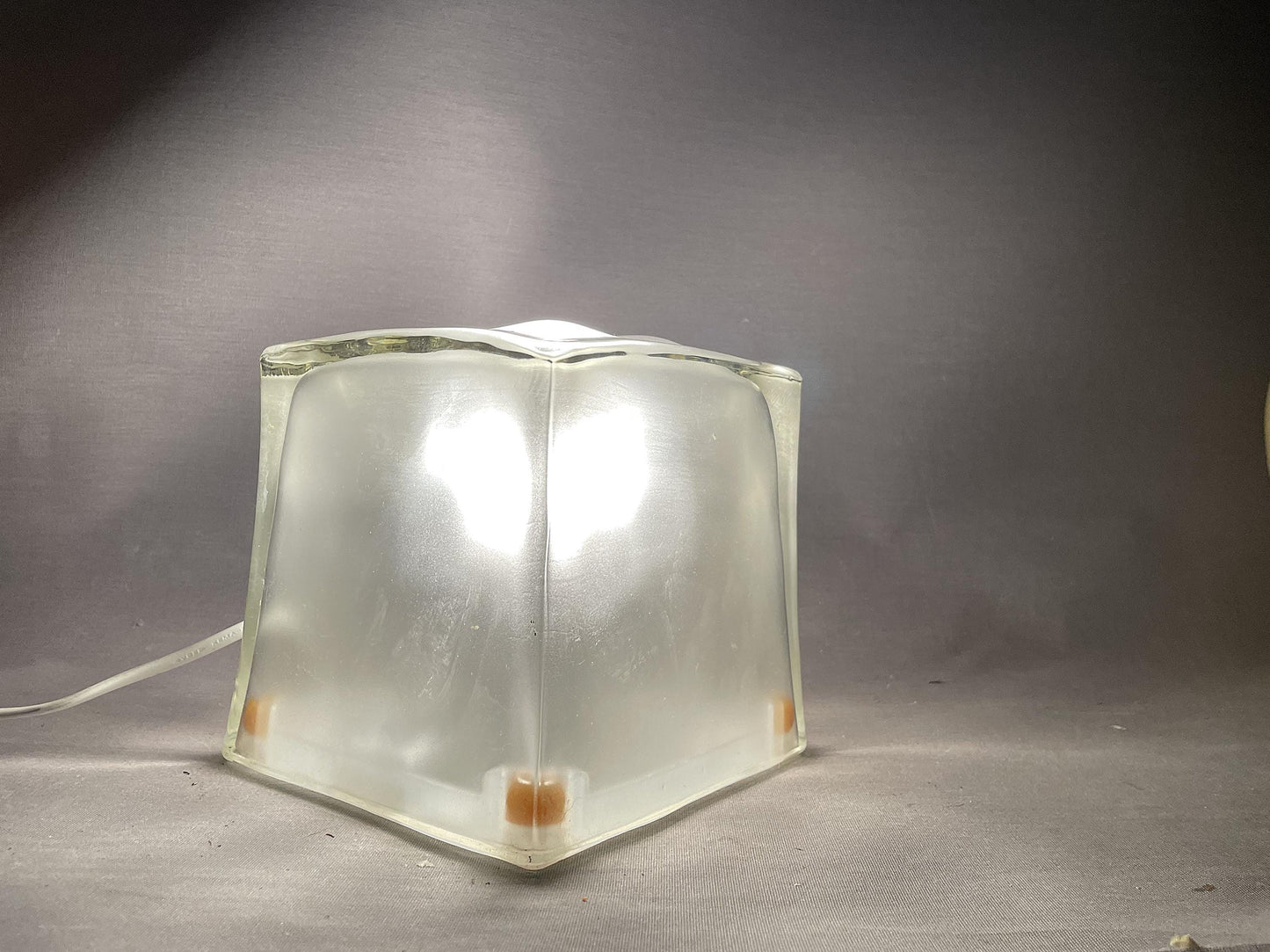 Glass table lamp for table led lights IKEA IVIKEN cube