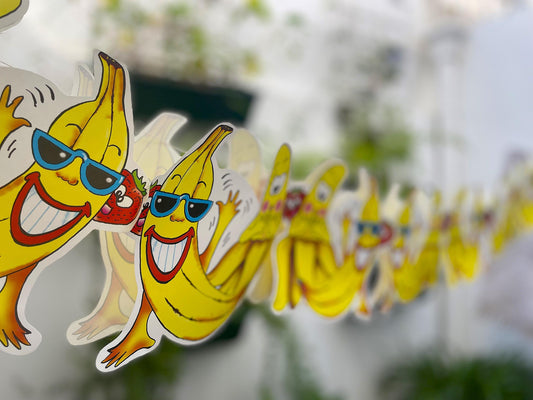 Party garland banana pack of 5