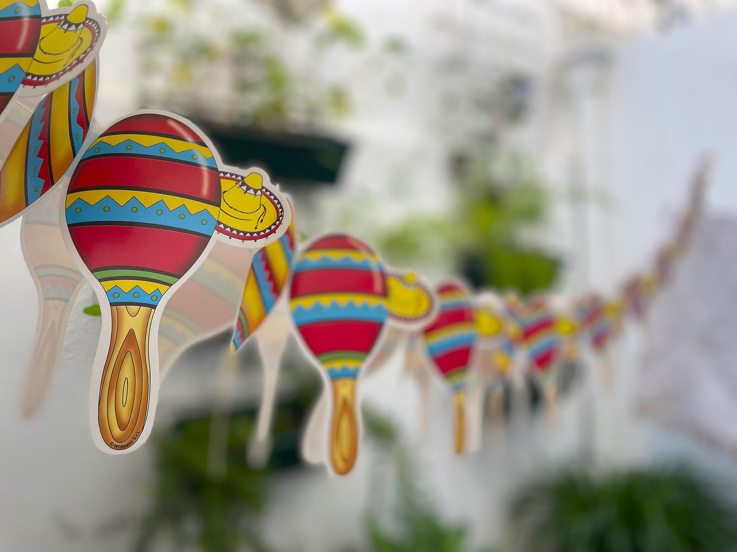 Party garland Mexican maraca Pack of 5