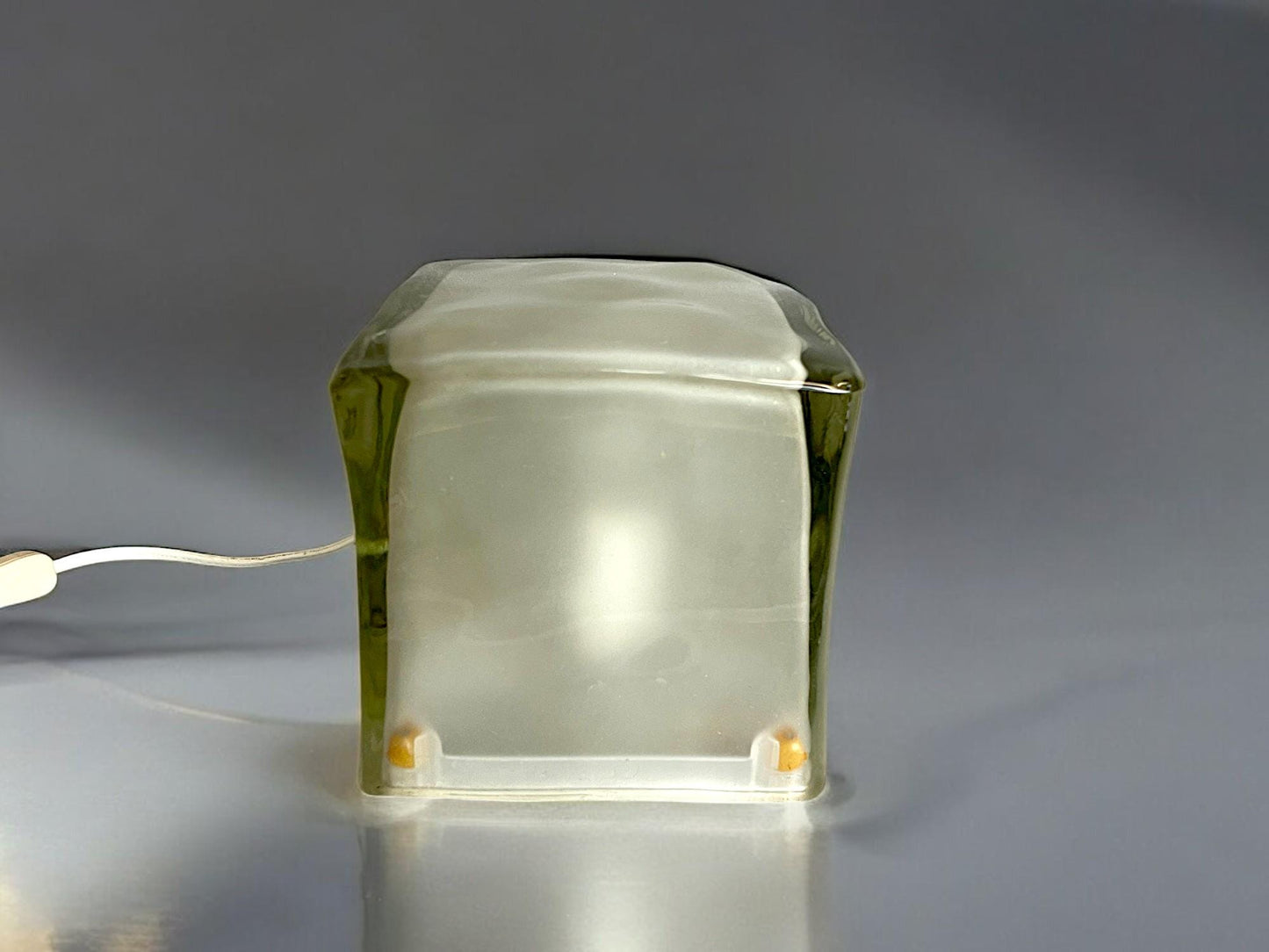 Glass table lamp for table led lights IKEA IVIKEN cube