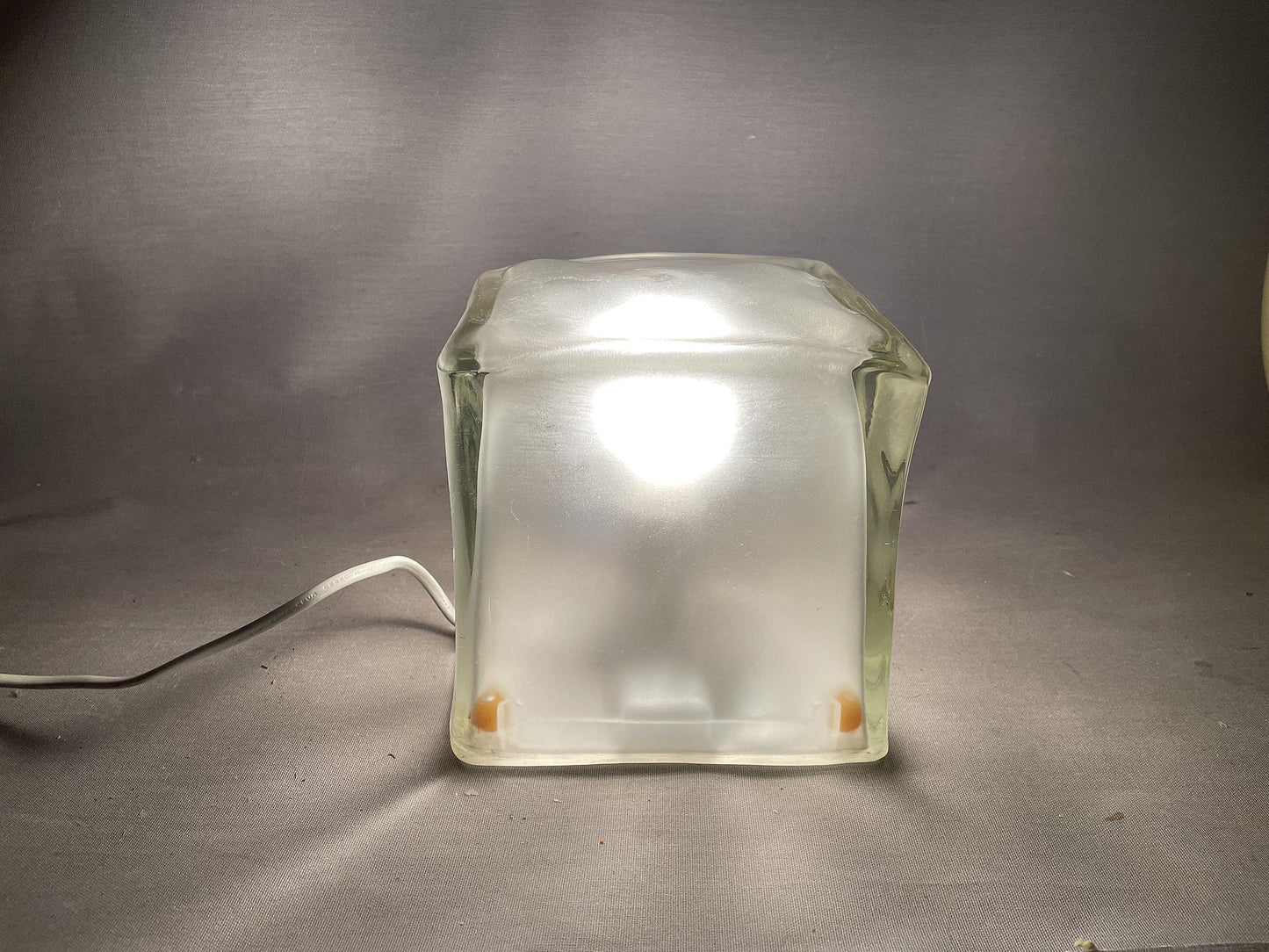 Glass table lamp for table led lights IKEA IVIKEN cube