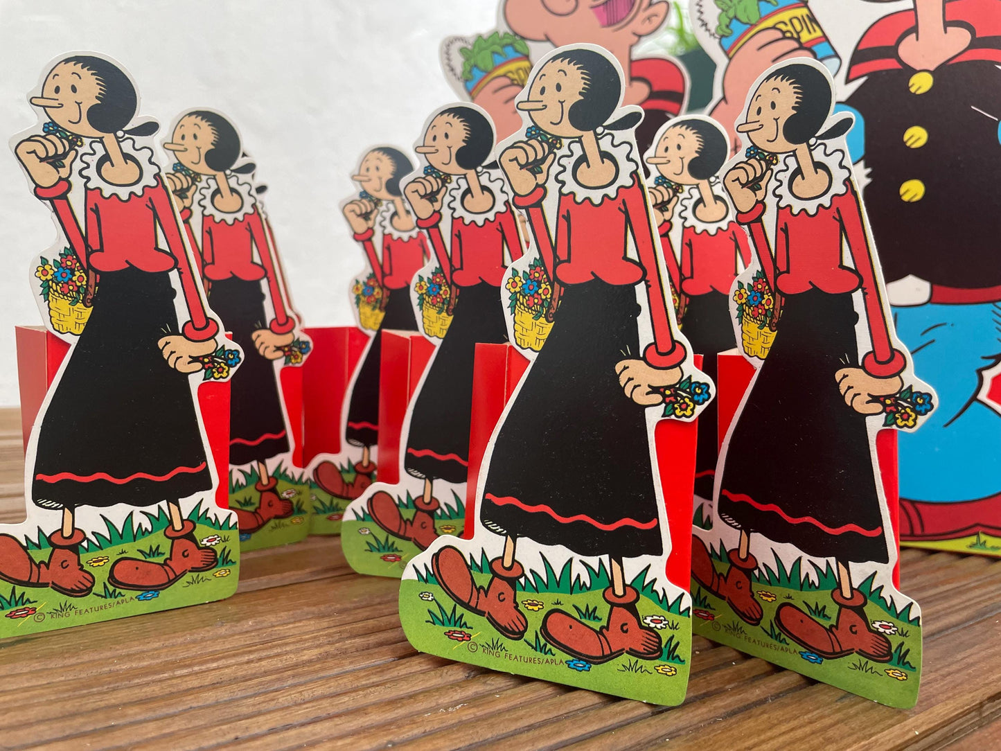 Pack 12 paper party boxes Popeye