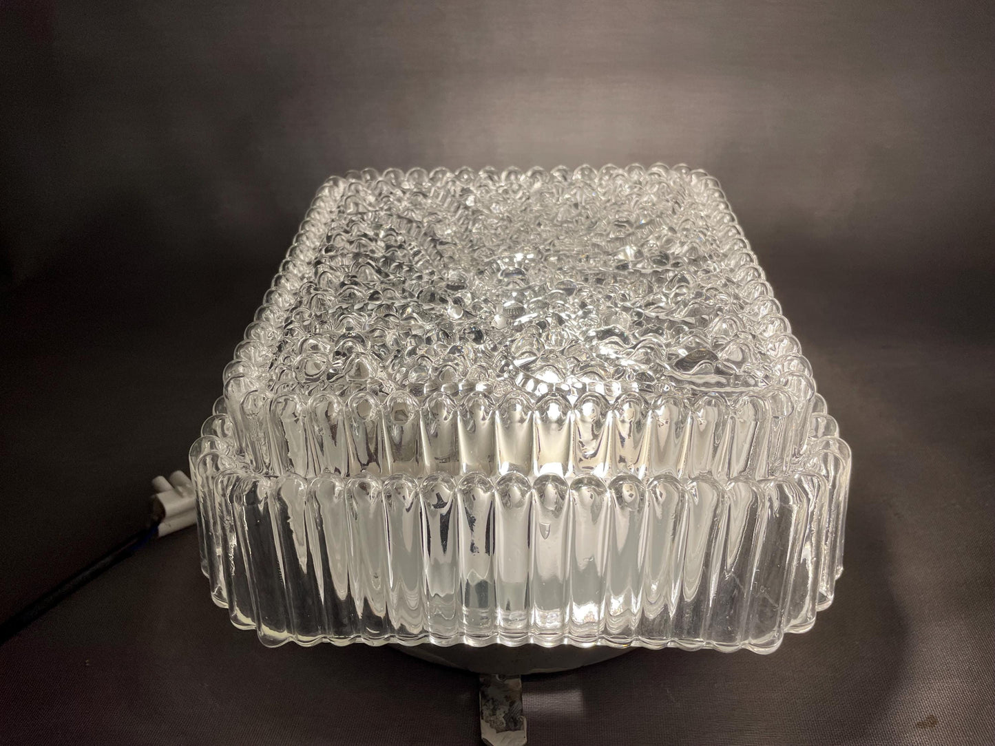 Square flush mount light