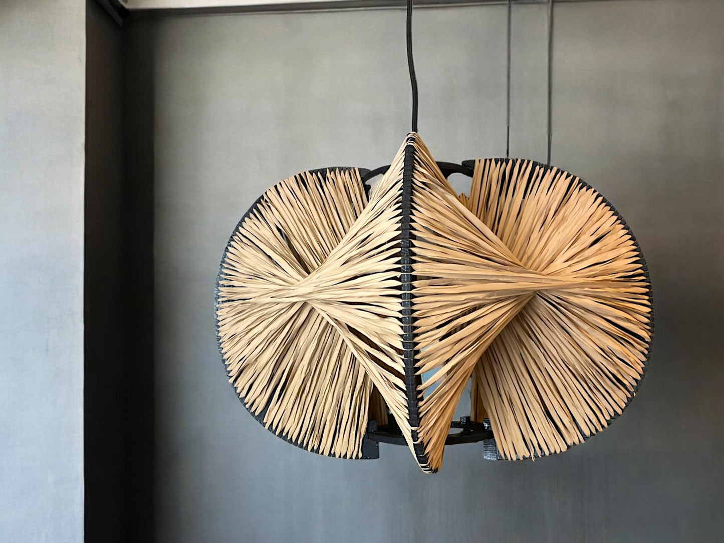 Wood chandelier modern rustic wood pendant light wooden