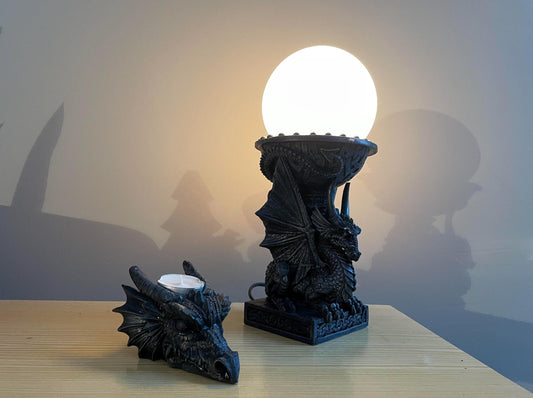 Chinese dragon table lamp