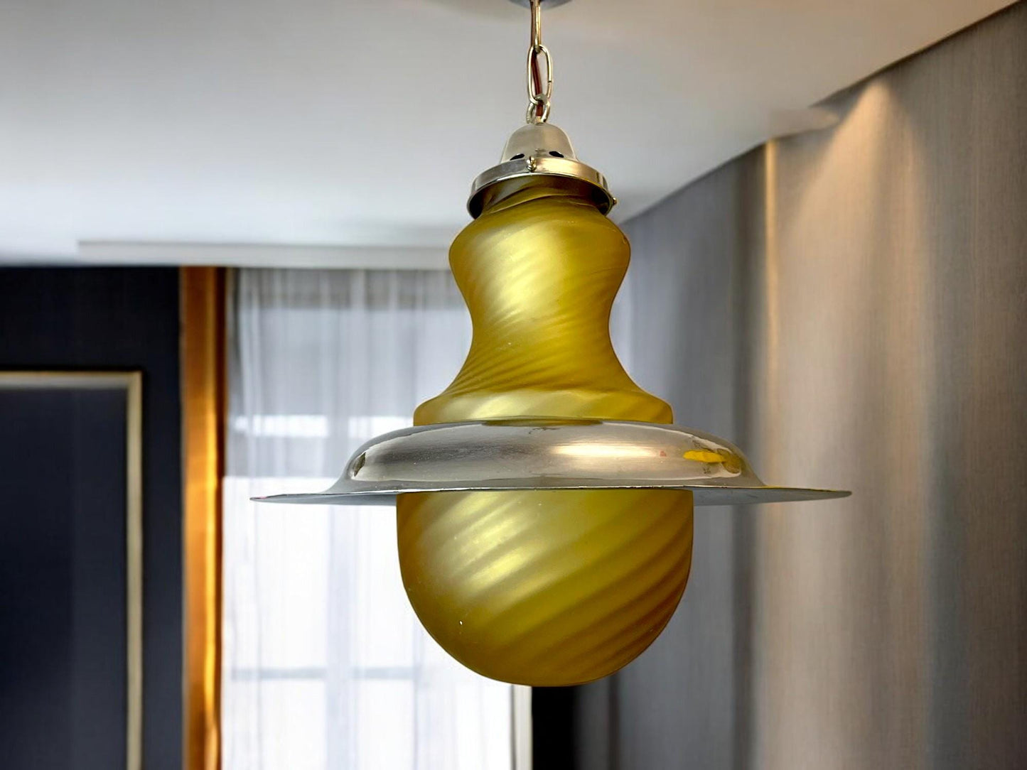 Large Space Age chandelier