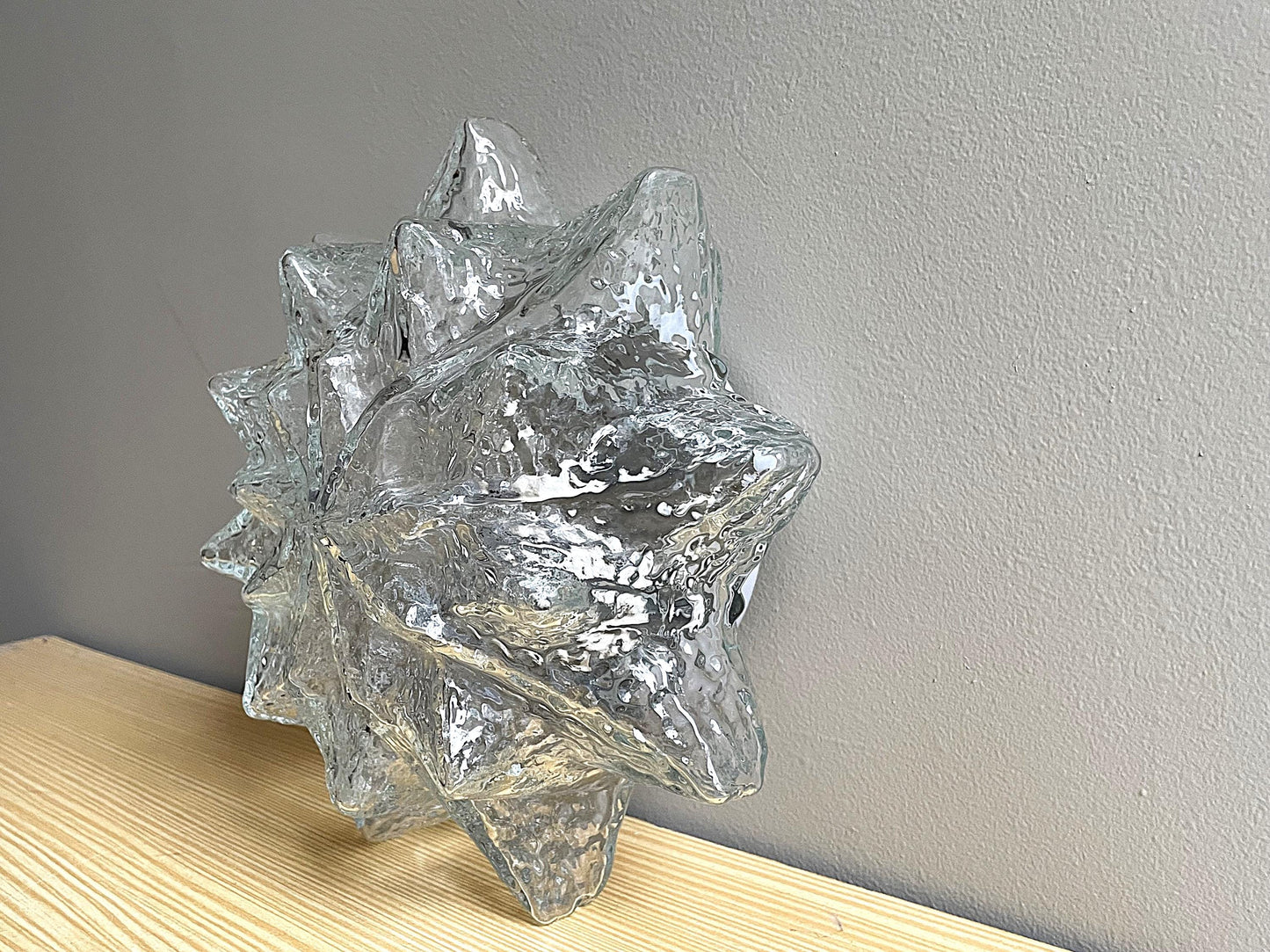 Flush ceiling mount light snowflake