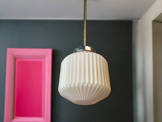 Art Deco glass pendant light