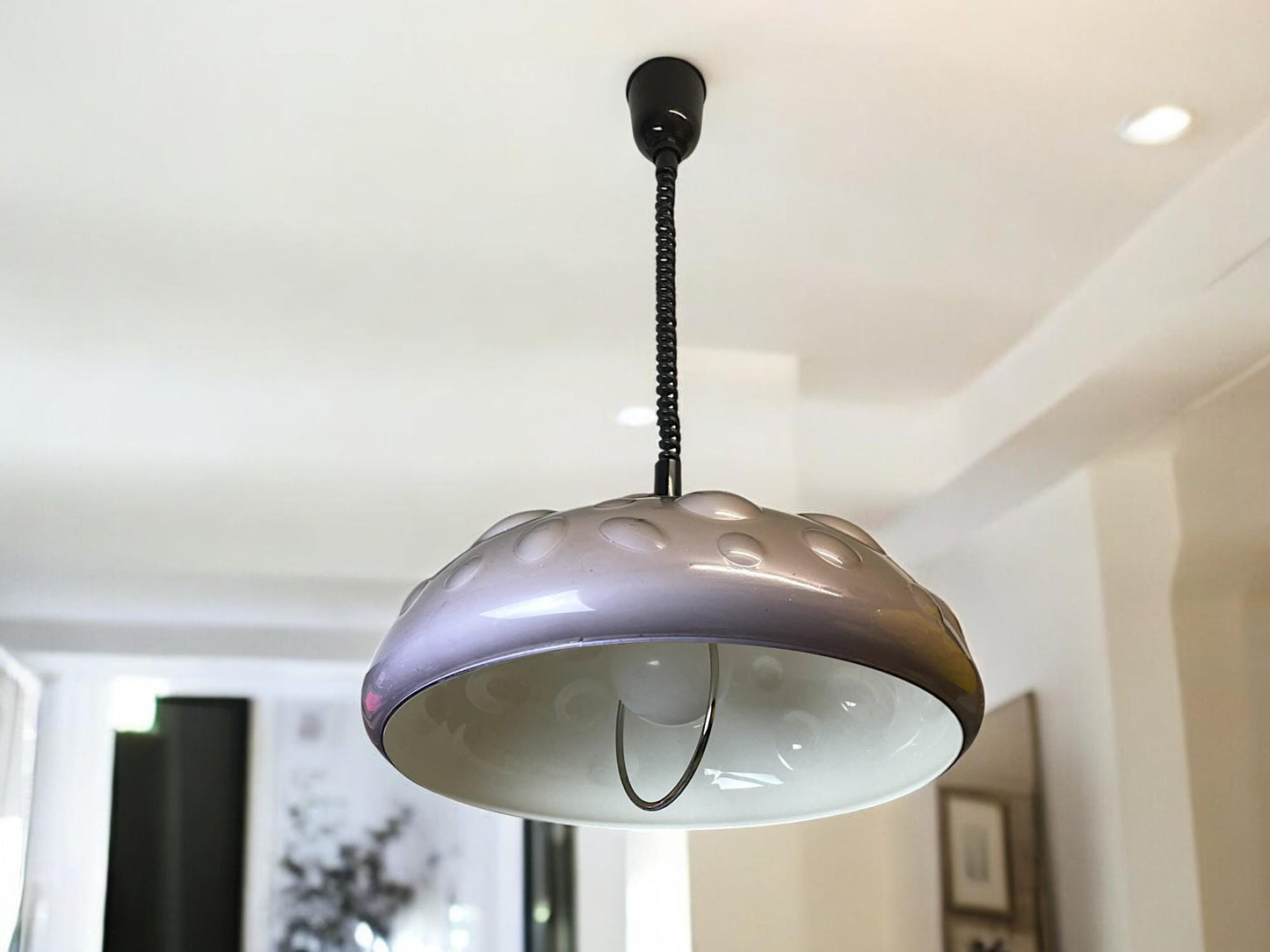 Vintage pull down light