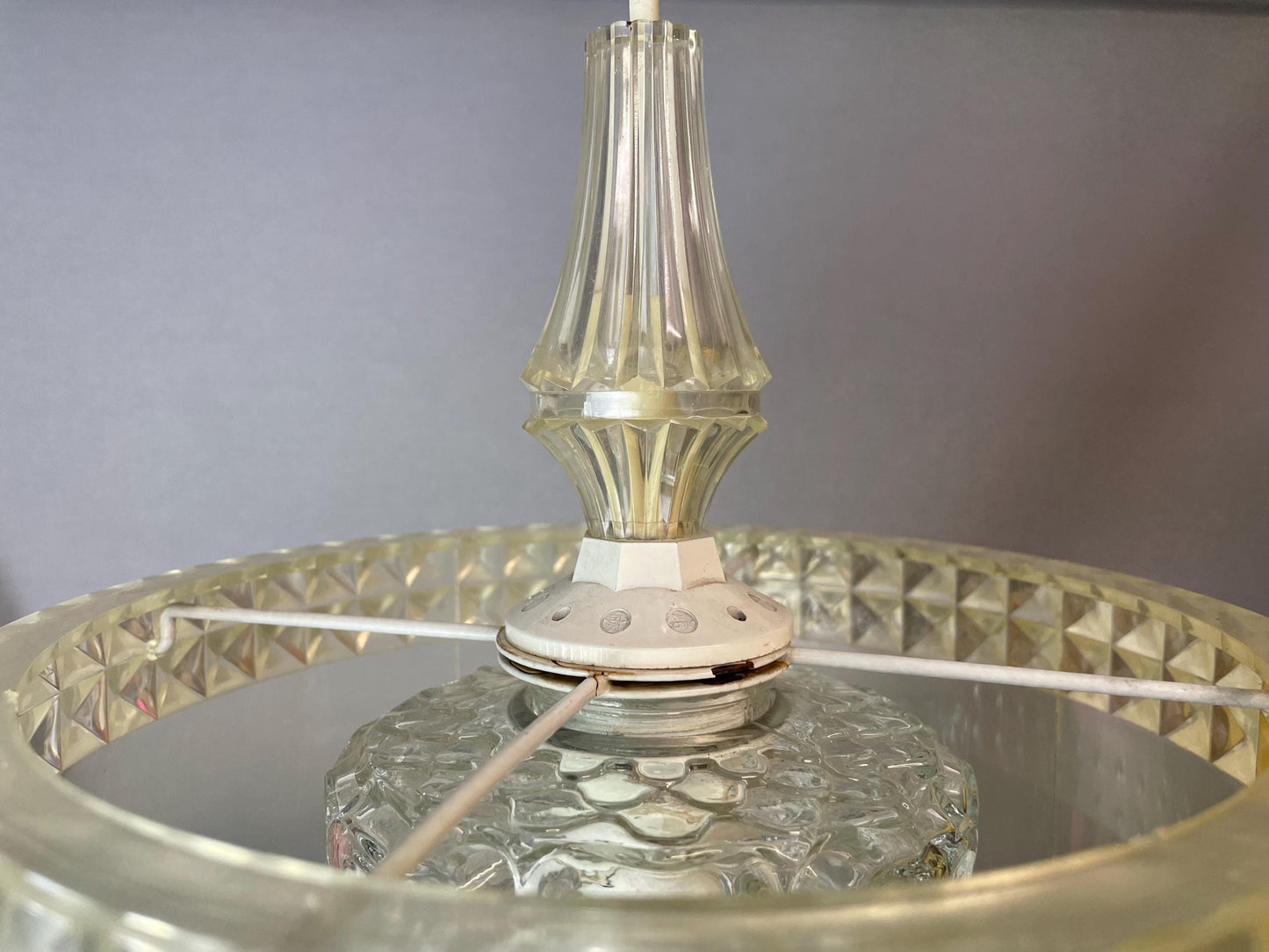 Transparent retro hanging light