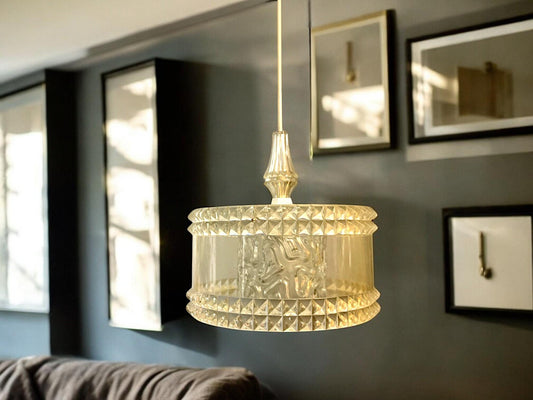 Transparent retro hanging light
