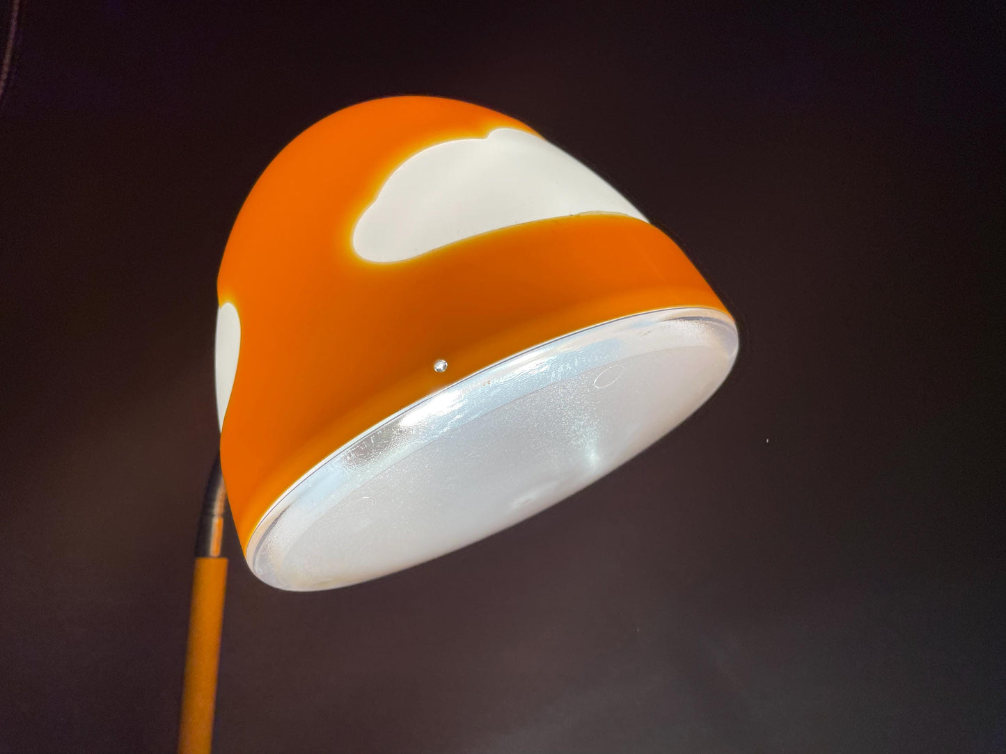 LED table lamp vintage goose neck orange IKEA lamp
