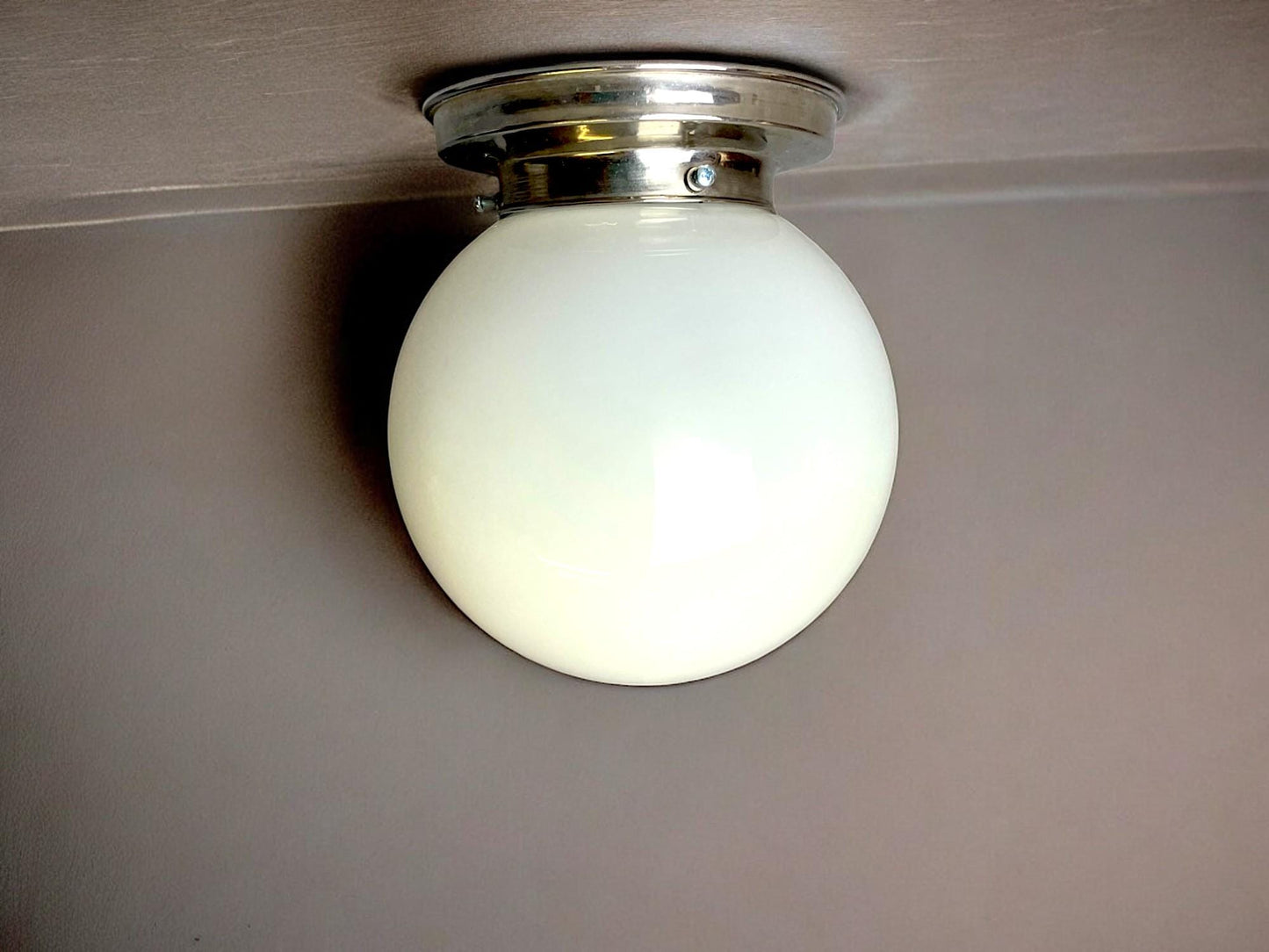 Flush mount globe light