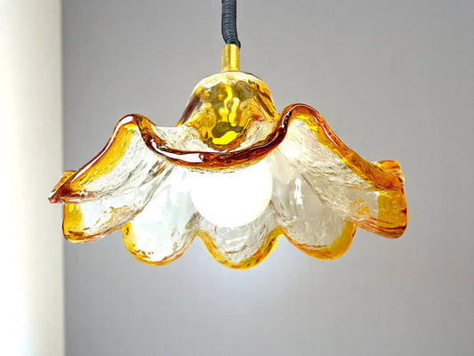 Murano glass pull down light