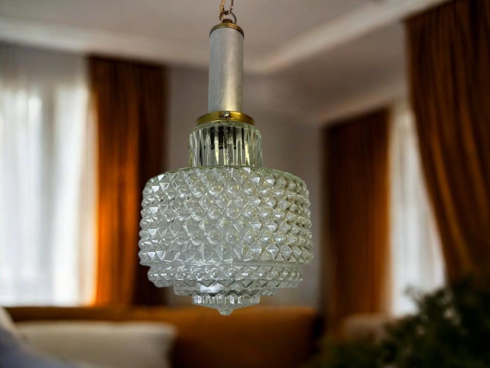 Pendant light fixture vintage