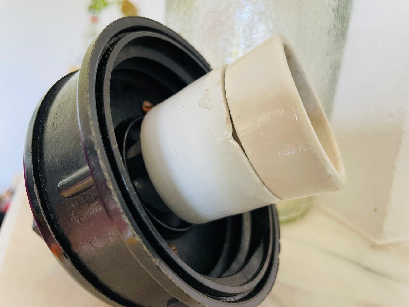 Soviet Mason Jar Lamp