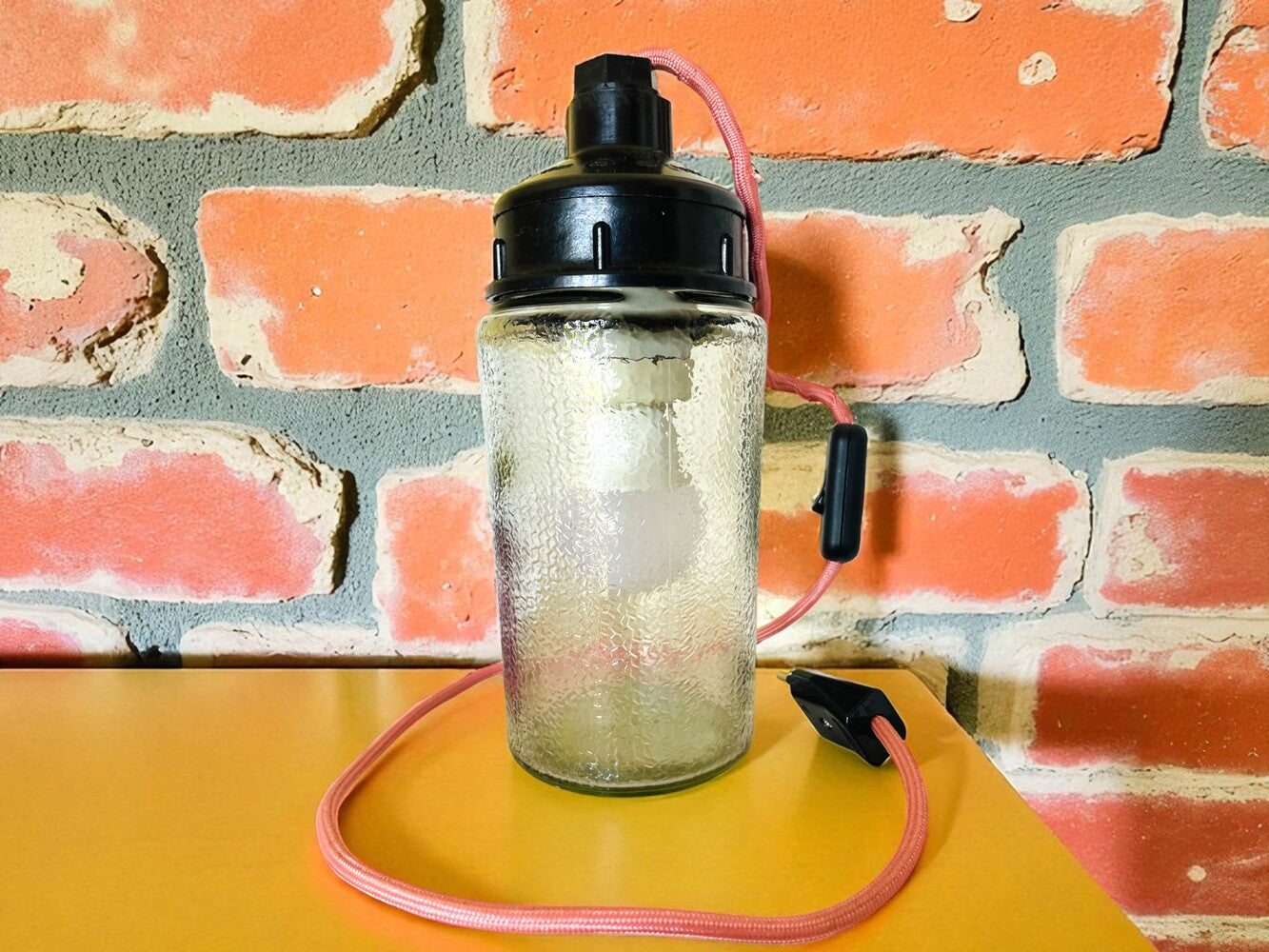 Soviet Mason Jar Lamp