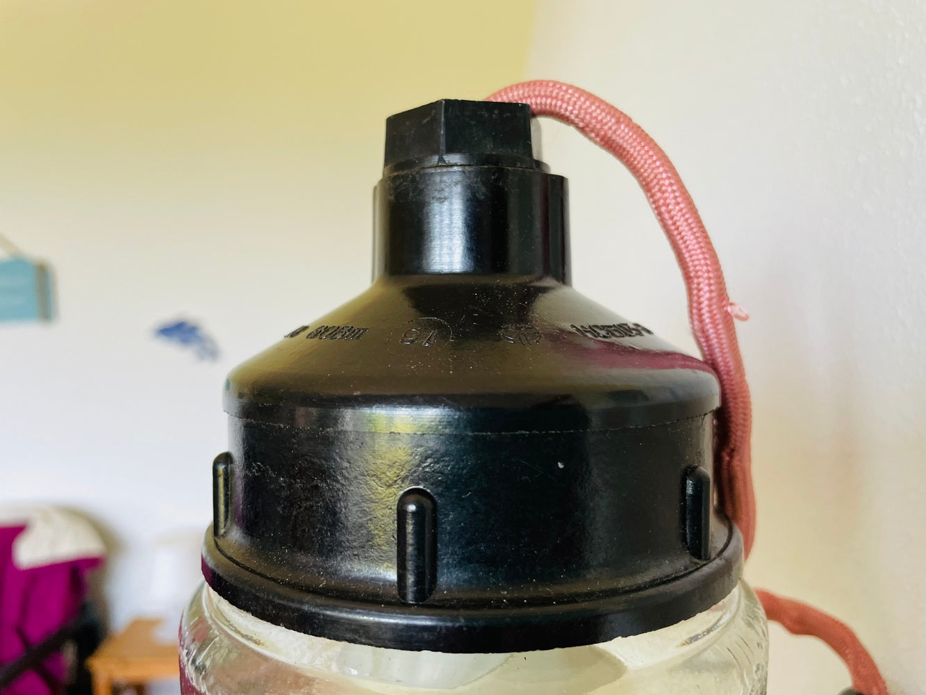 Soviet Mason Jar Lamp