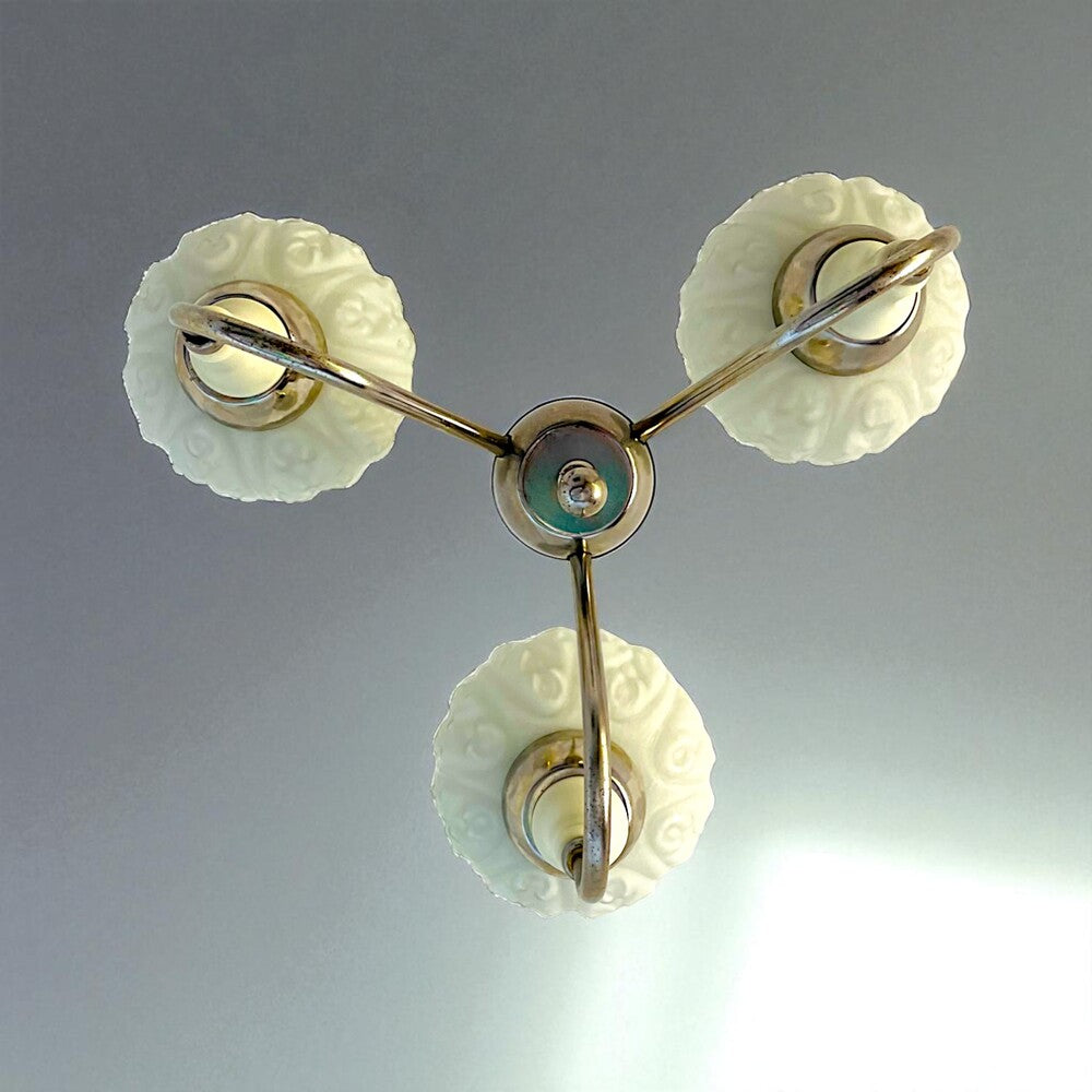 Mid Century Modern 3-light Chandelier