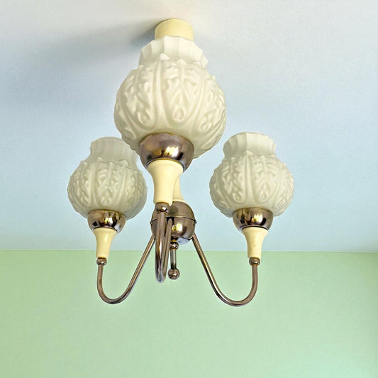Mid Century Modern 3-light Chandelier