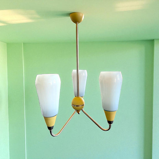 Mid Century Modern Chandelier3-light