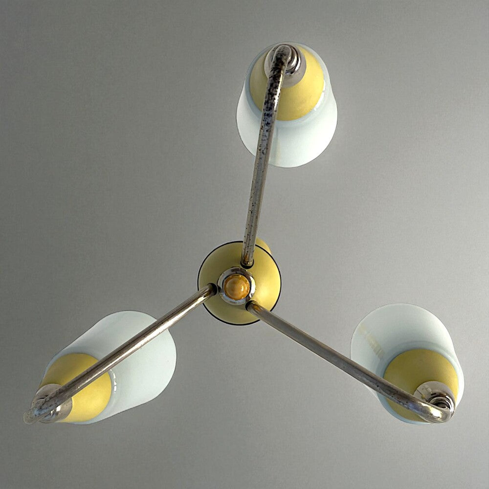 Mid Century Modern 3-light Chandelier