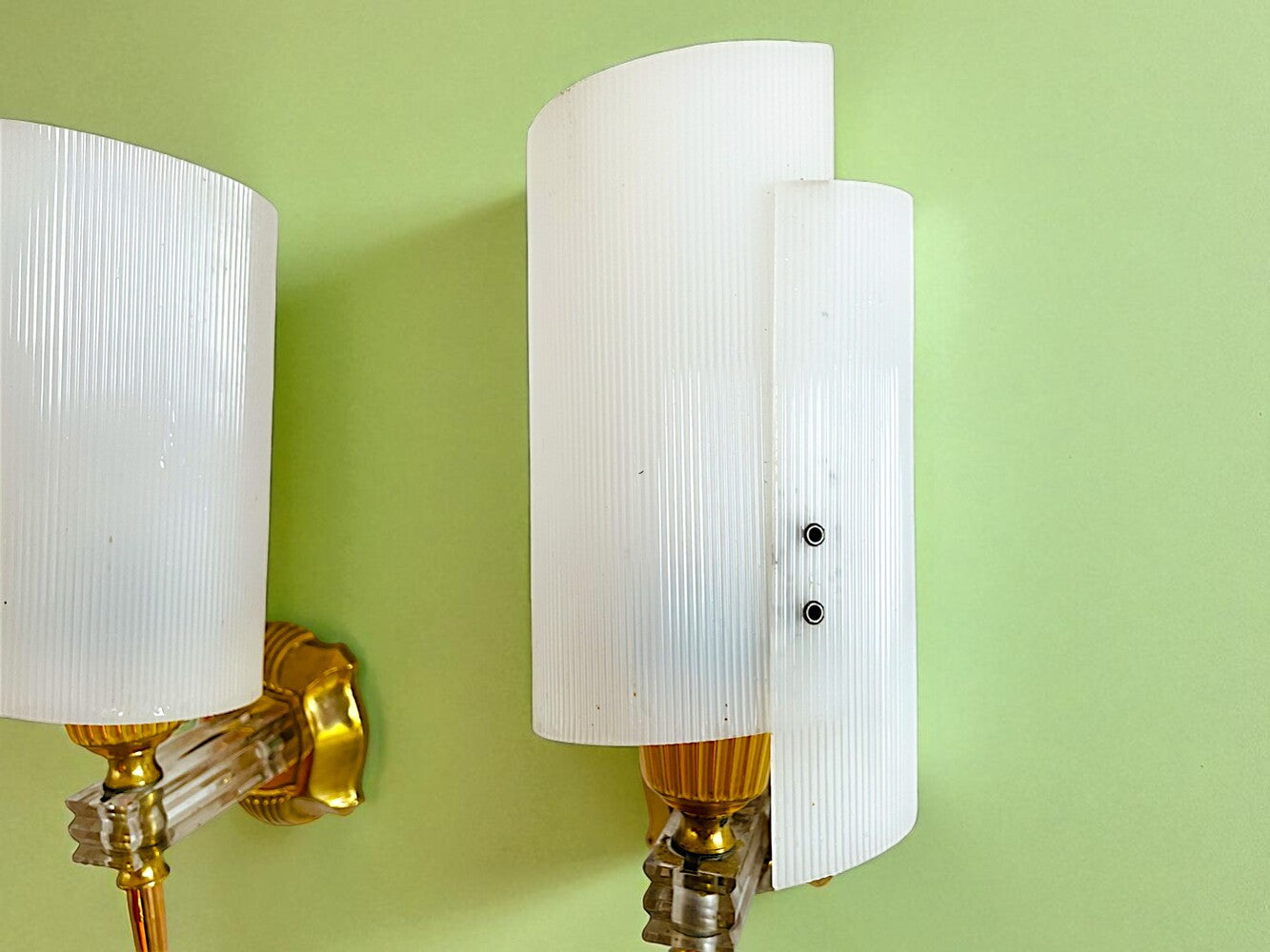 Pair of Mid-Century Modern sconces