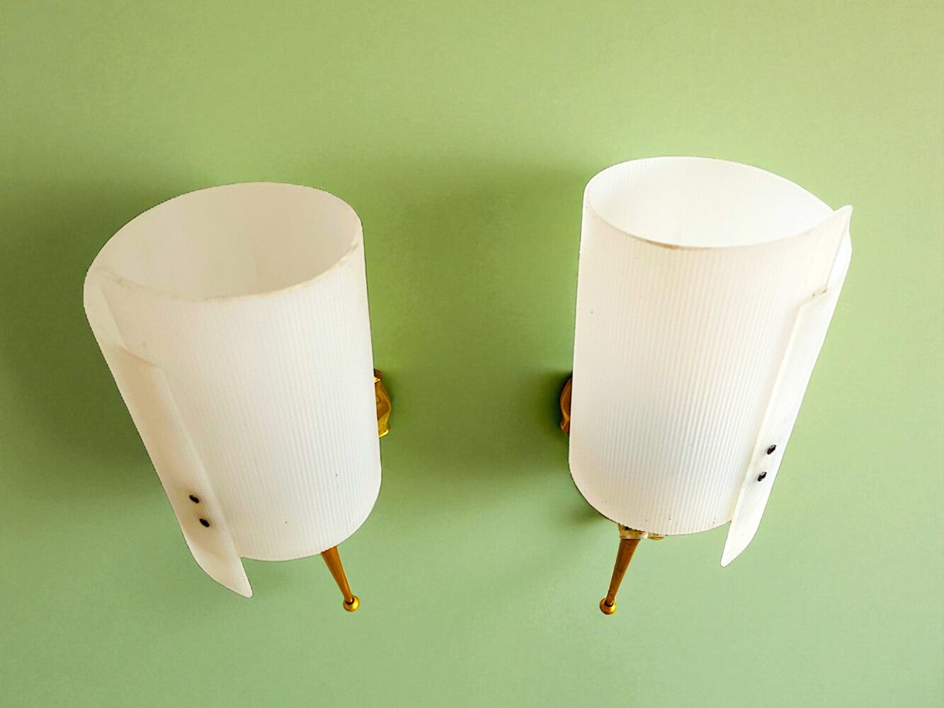 Pair of Mid-Century Modern sconces