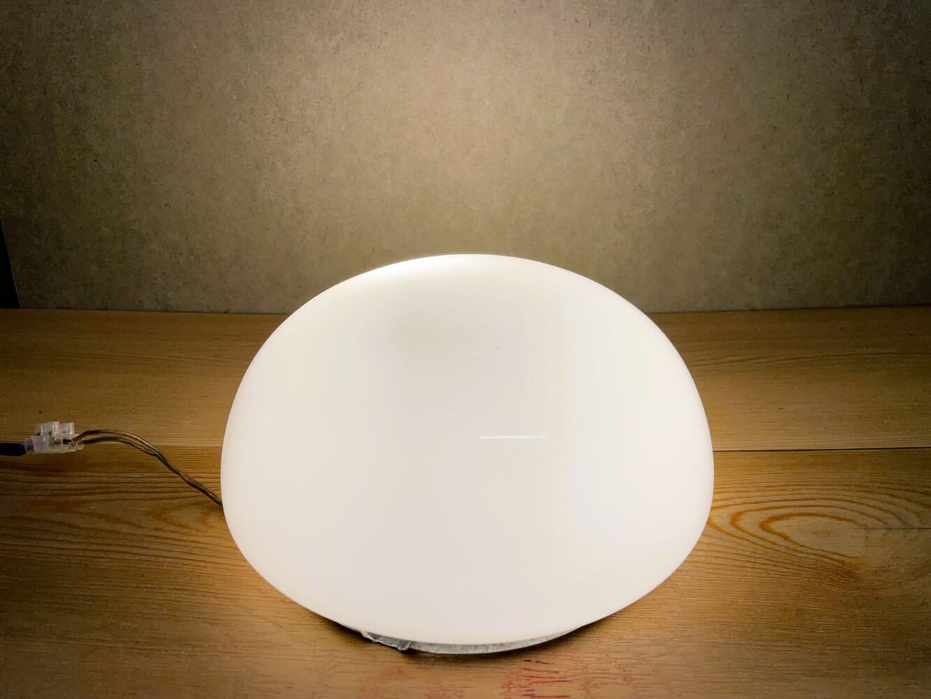Pair Opaline Glass Lights