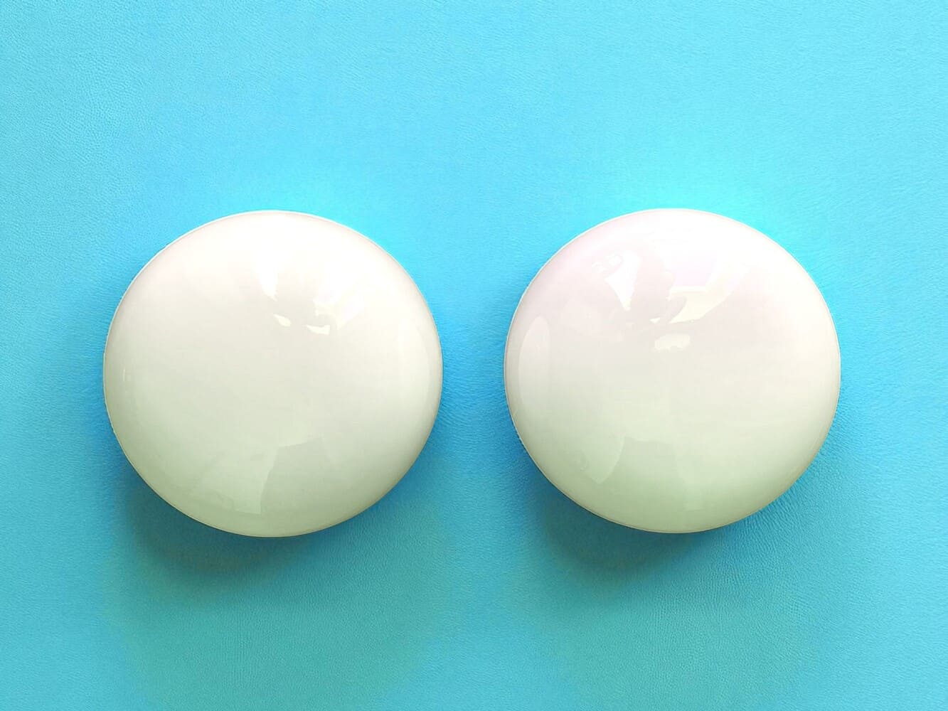 Pair Opaline Glass Lights