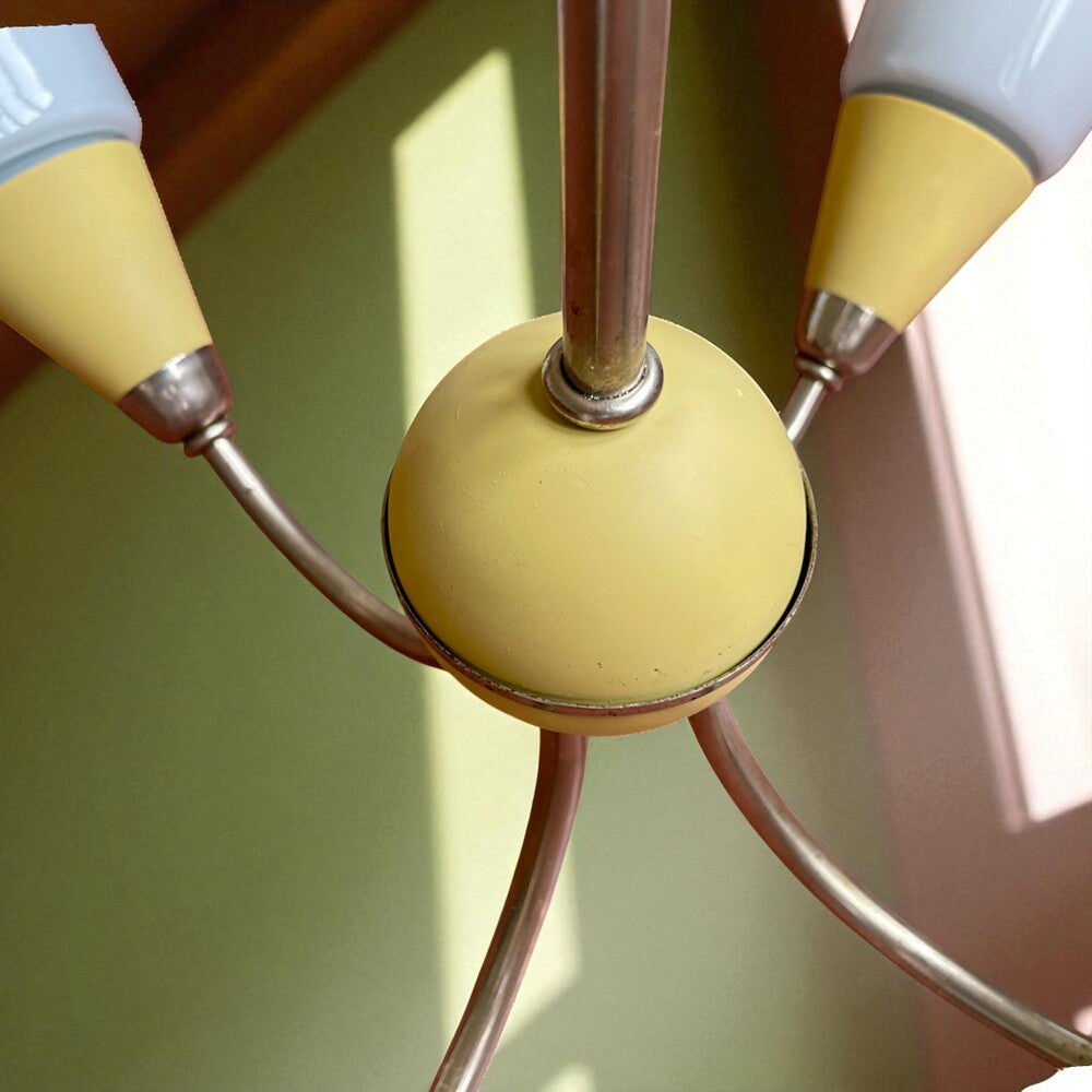 Mid Century Modern Chandelier 4-light