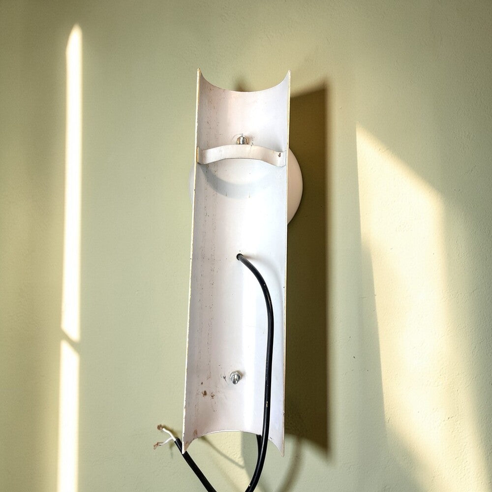 White Glass Wall Sconce