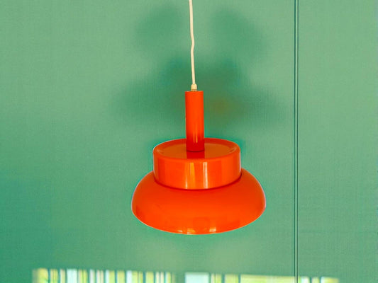Mid Century Modern Orange Lamp