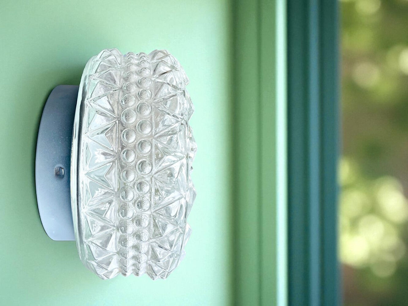 Pair of Flush Mount Wall Sconces