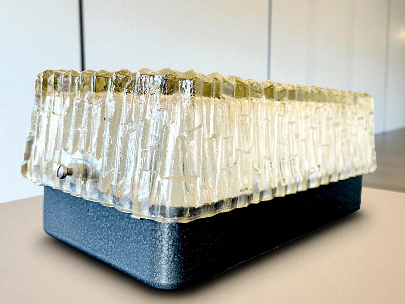 Rectangular Glass Wall Sconce