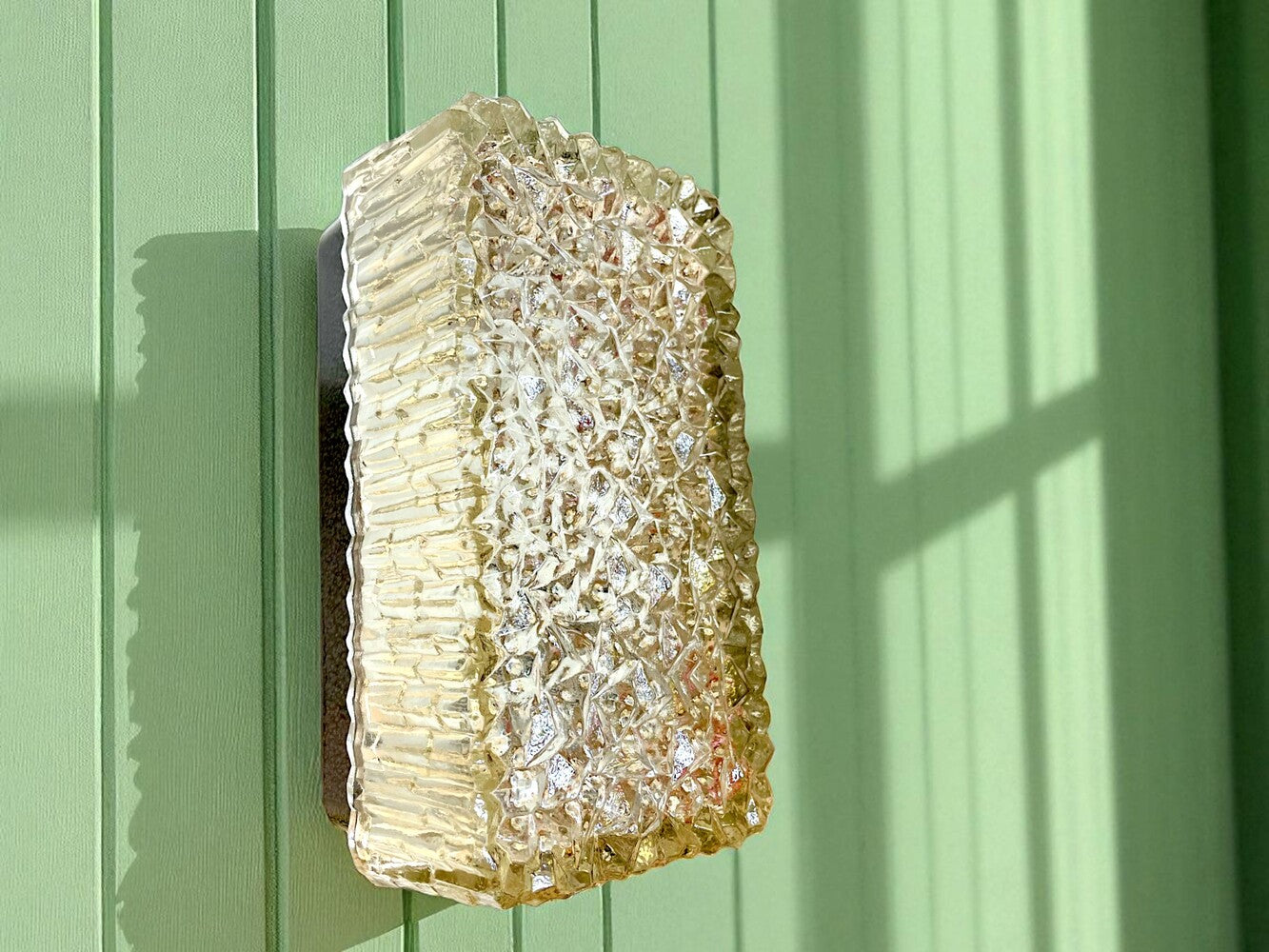 Rectangular Glass Wall Sconce