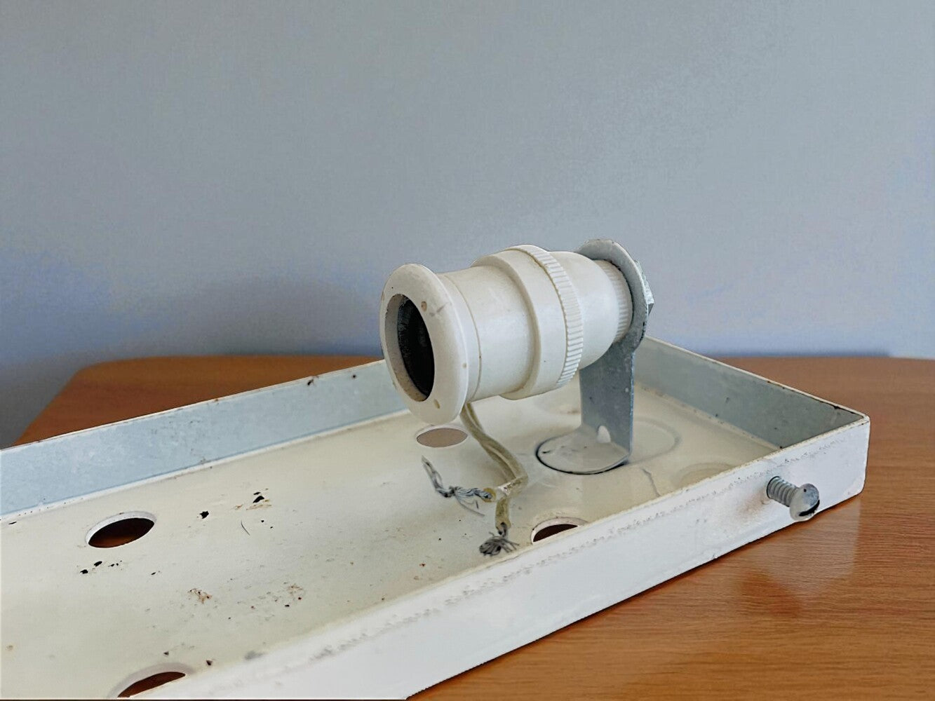 Glass flush mount light