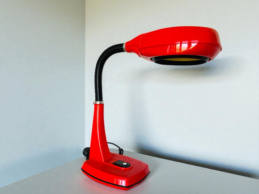 Retro Red Desk Lamp