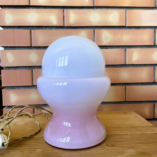 Space Age Opaline Glass Table Lamp