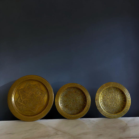 Decorative Vintage Brass Trays