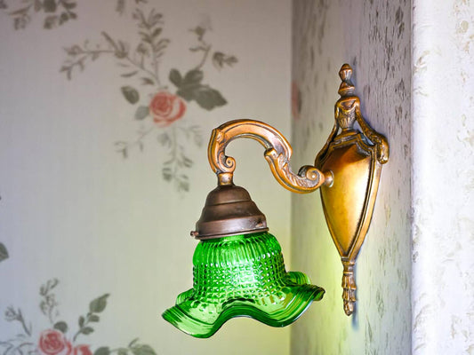 Glass Tulip Wall Sconce