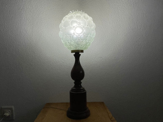 Tall wood table lamp