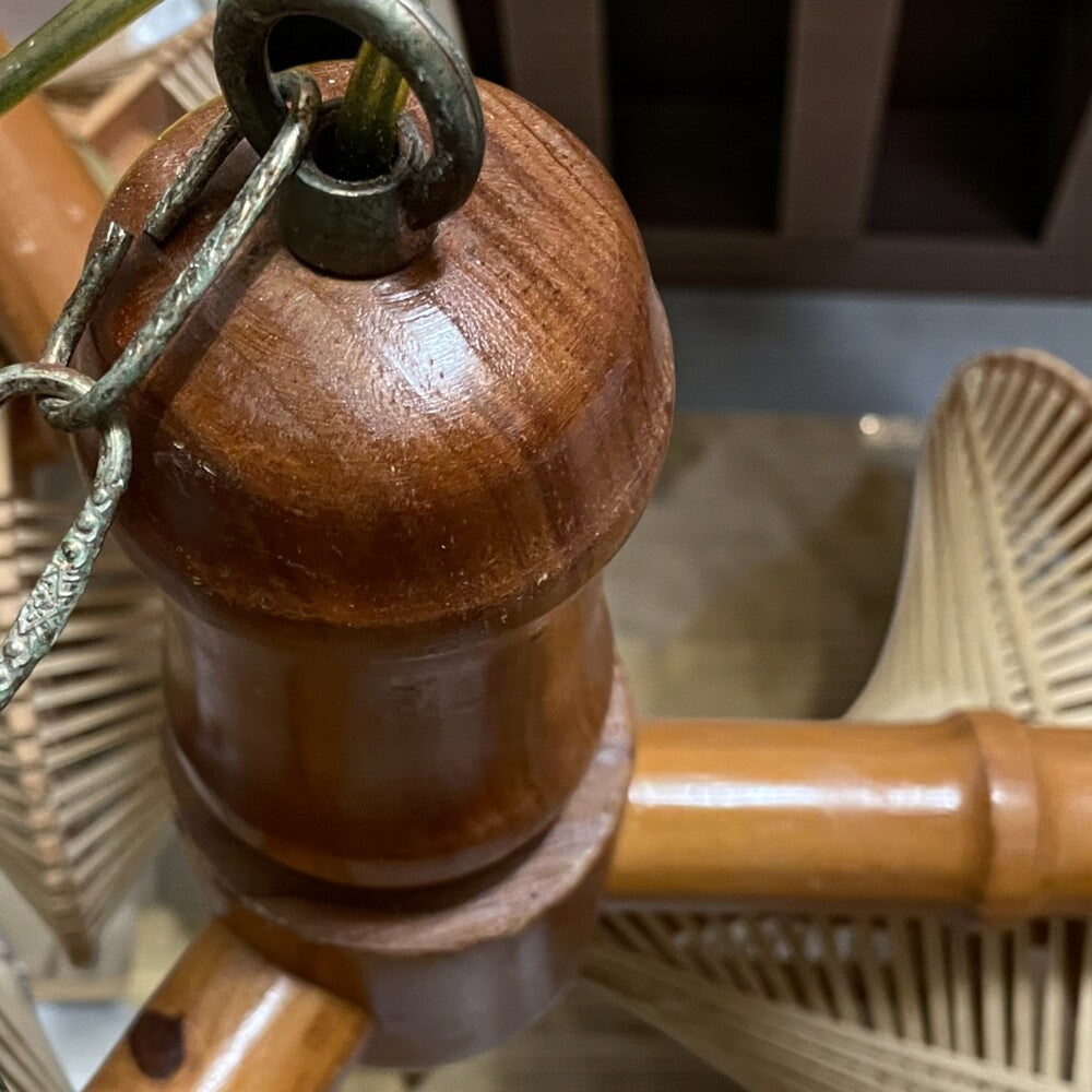 Rustic Wooden Chandelier