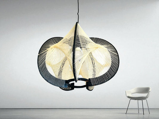 Wood chandelier rustic