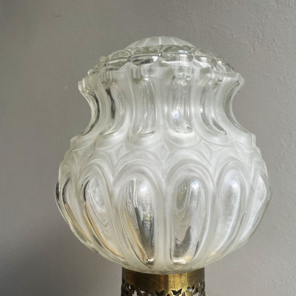 Marble alabaster table lamp