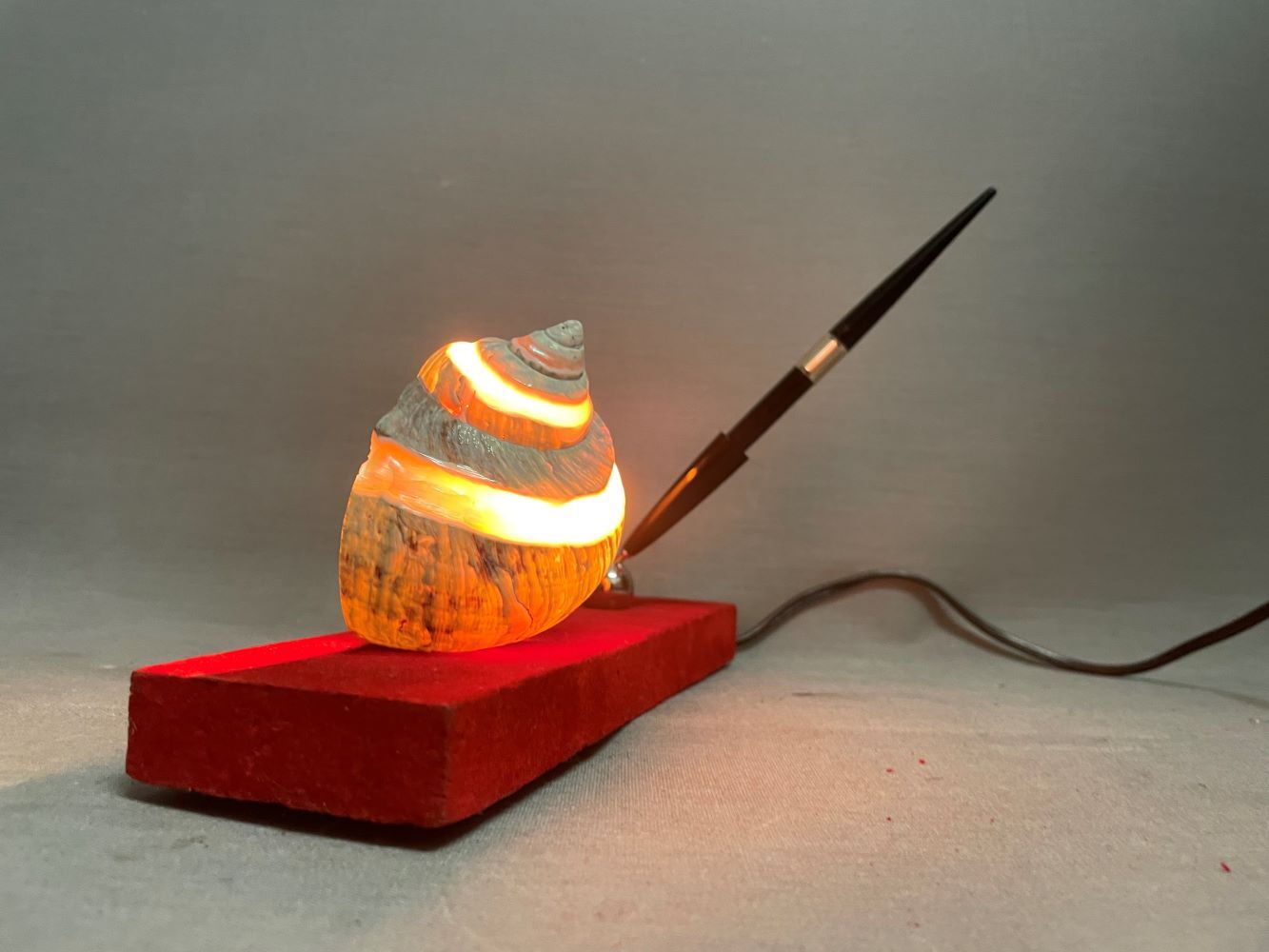 Nautical desk lamp pen set