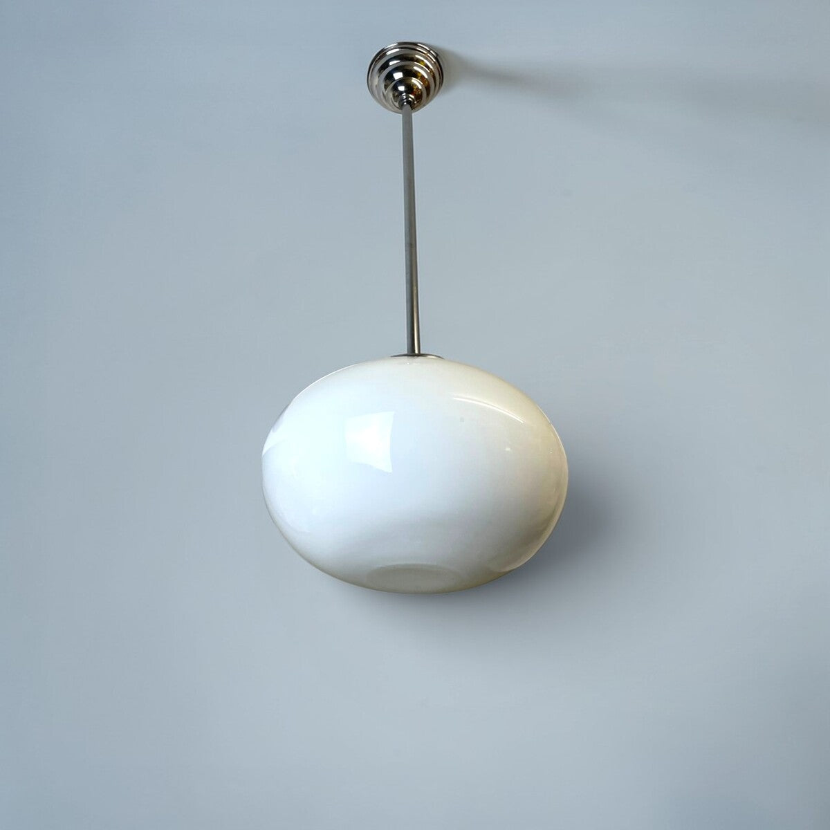 Art Deco Opaline Glass Pendant