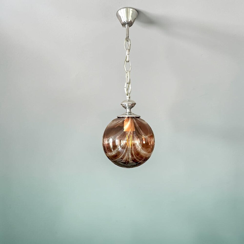 Art Deco Swirl Glass Light