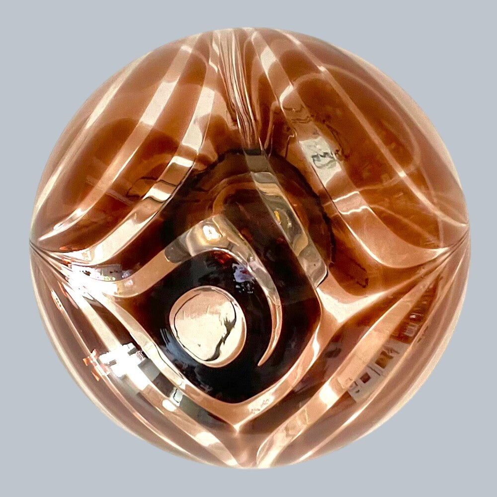 Art Deco Swirl Glass Light